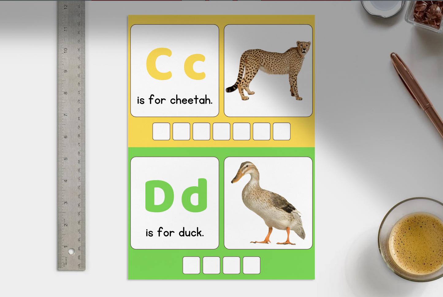 Alphabet Animal Cards – Digital Download