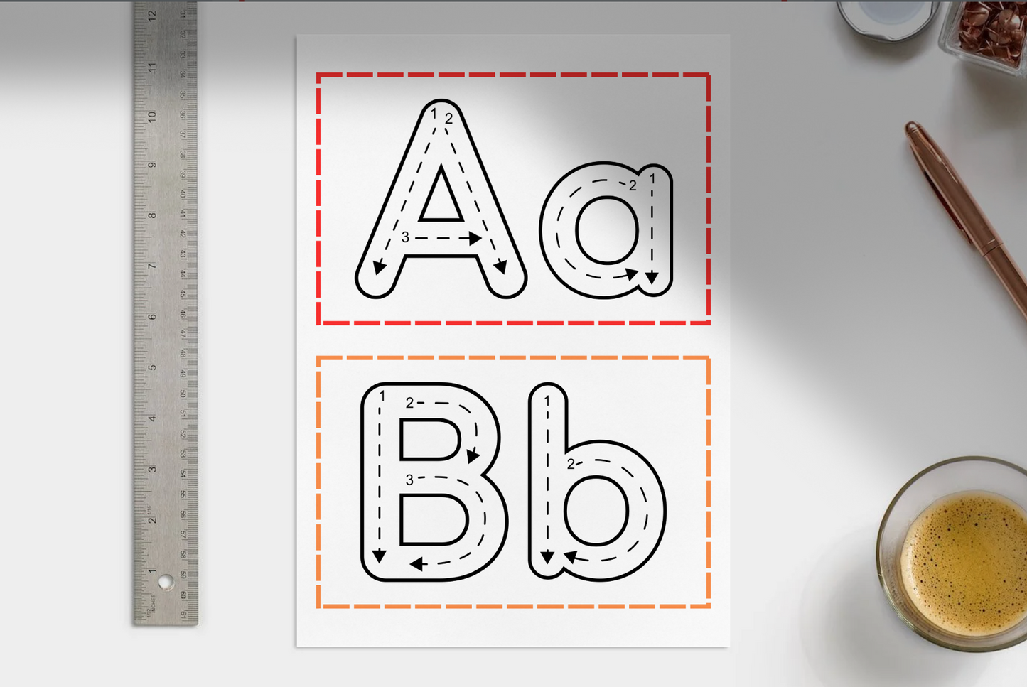 Alphabet Tracing Cards – Digital Download