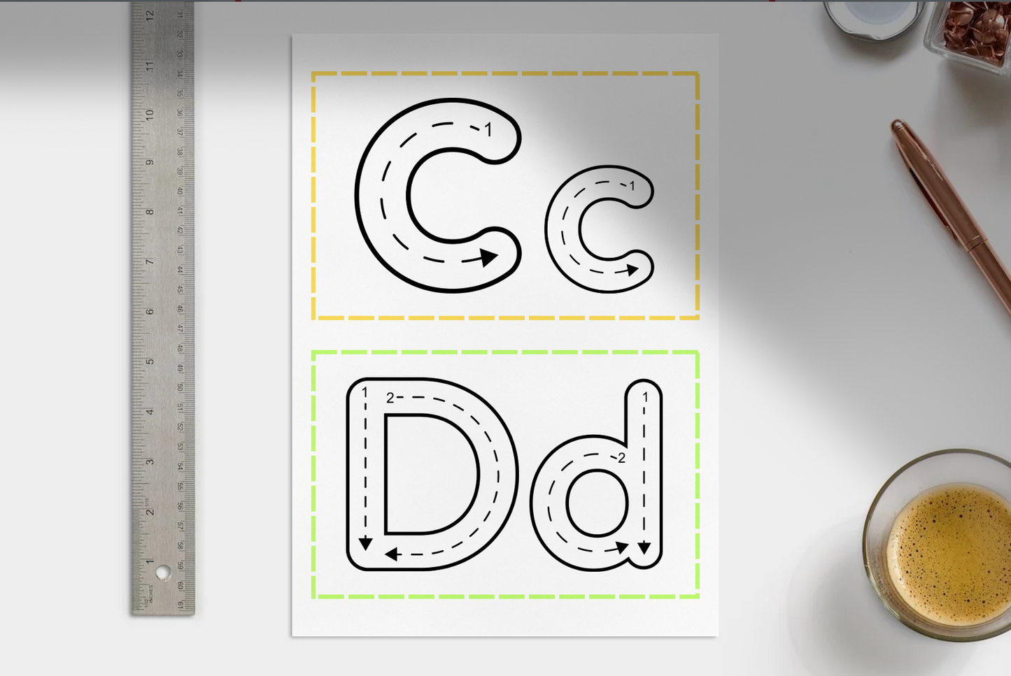Alphabet Tracing Cards – Digital Download